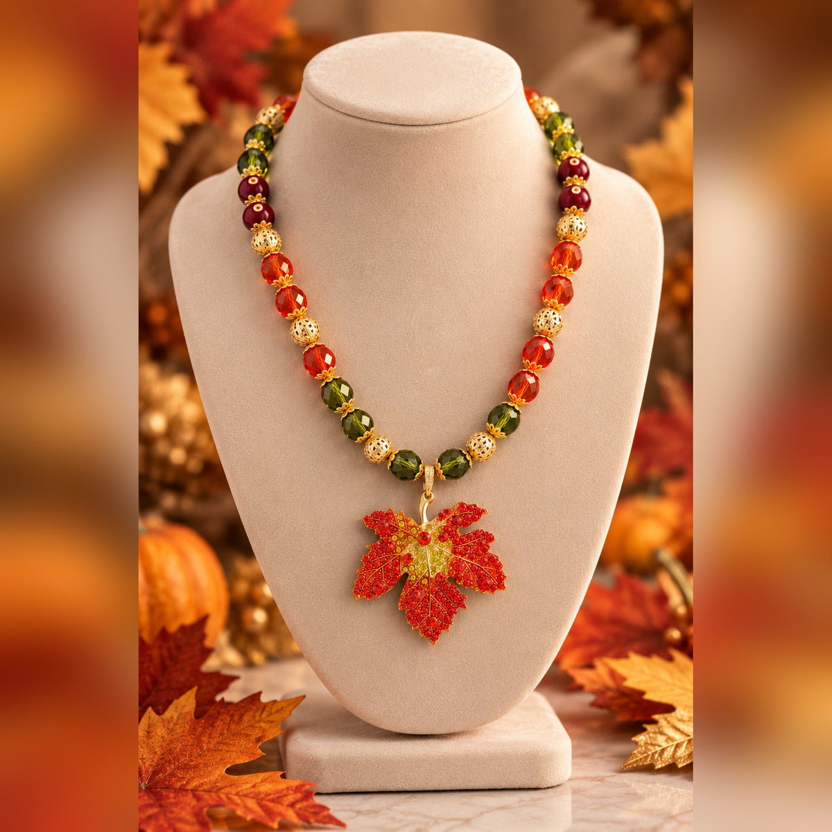 Autumn Maple Necklace
