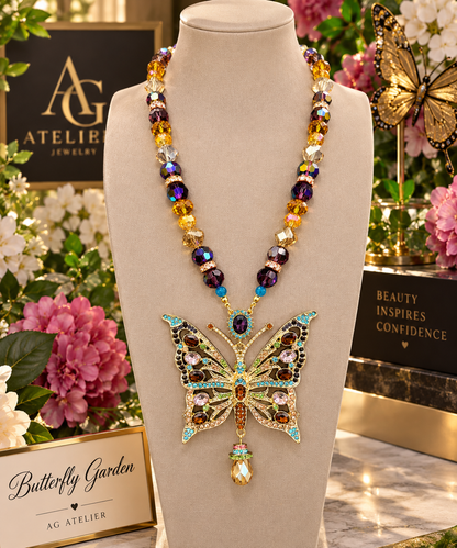 Butterfly Garden Necklace — AG Atelier