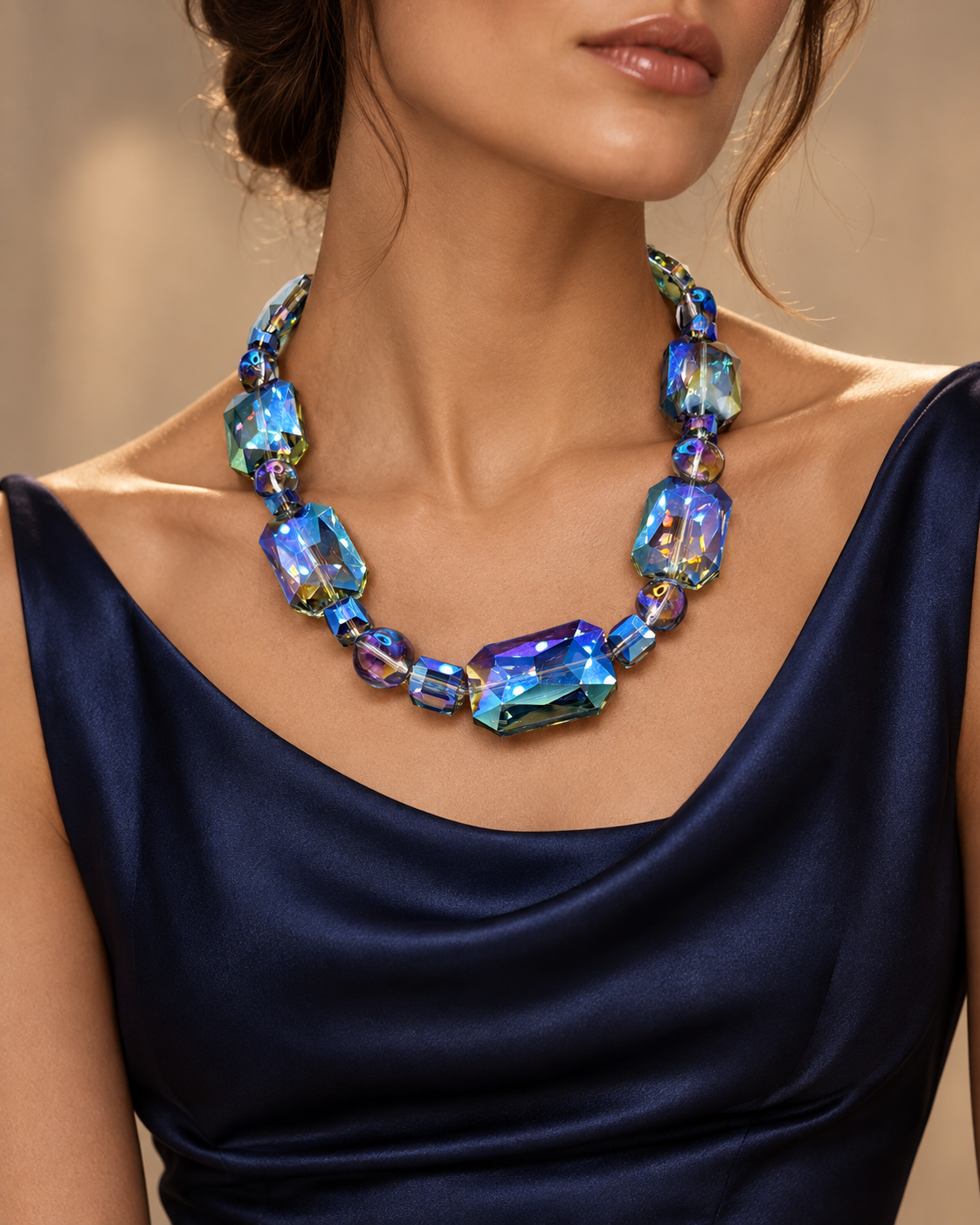 Aurora Crystal Necklace
