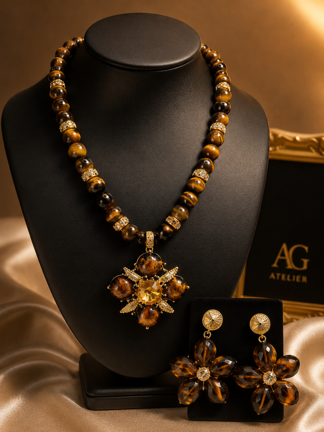 Golden Tiger Majesty Necklace
