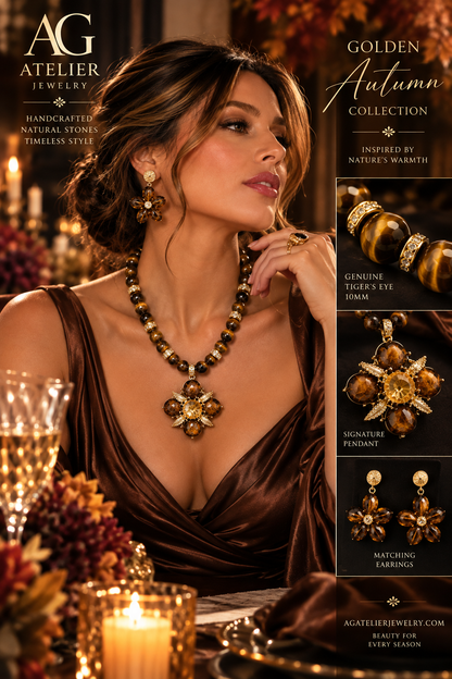 Golden Ember Tiger’s Eye Necklace