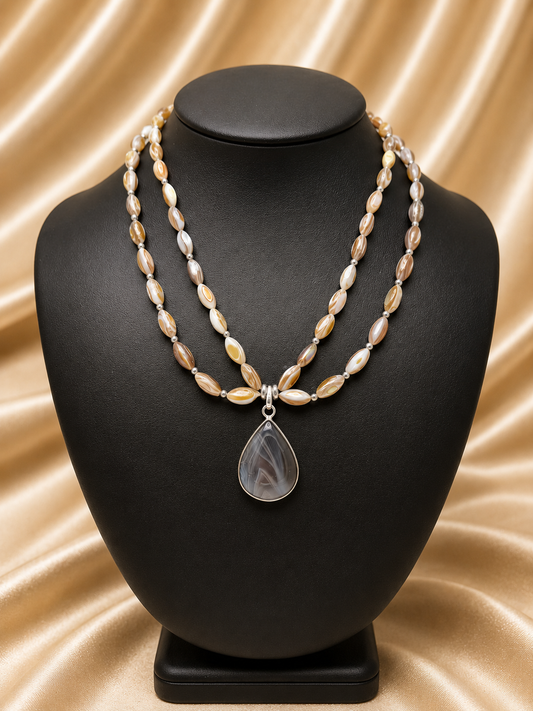Golden Agate Necklace