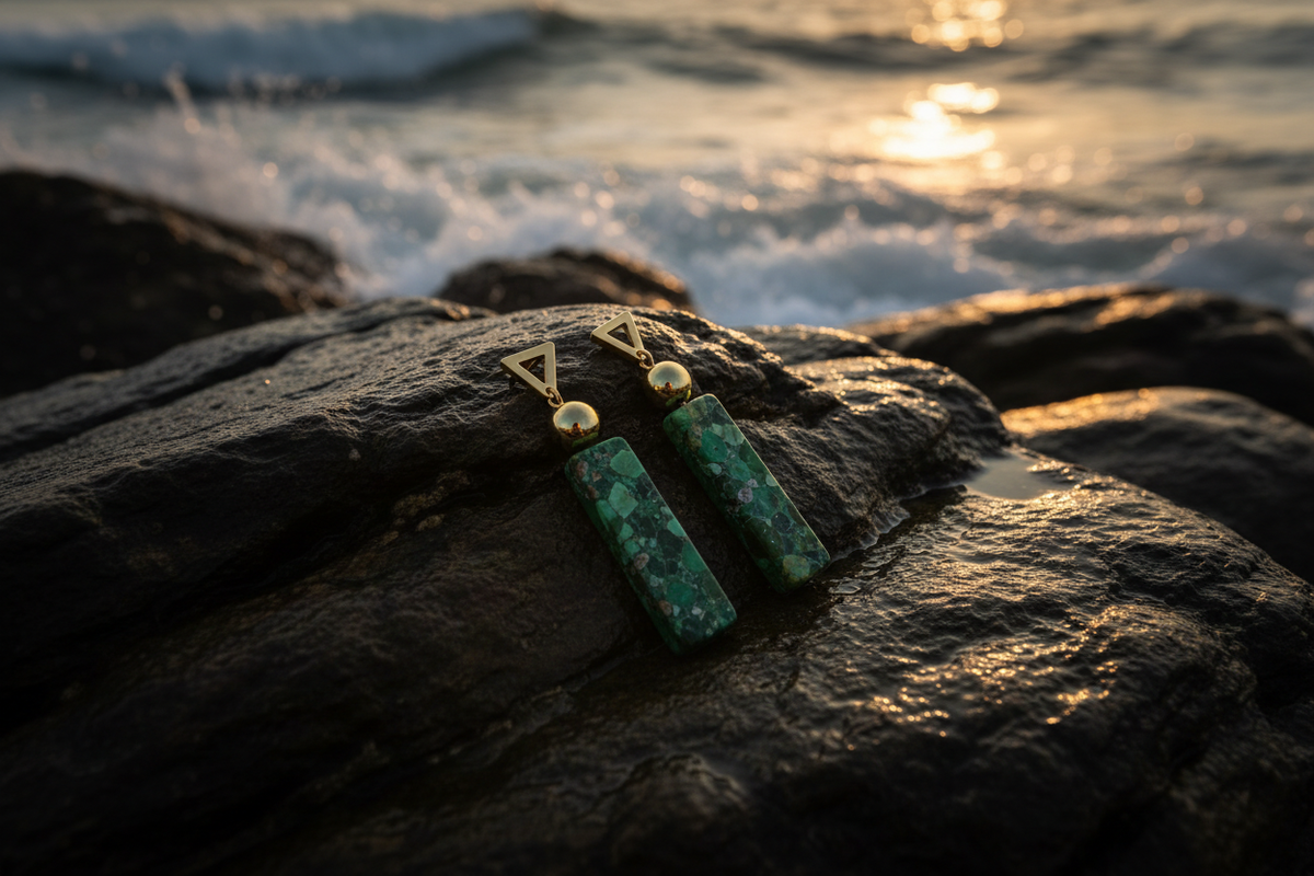 Aretes en rocas costeras