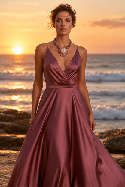 Rosewood Tide Necklace