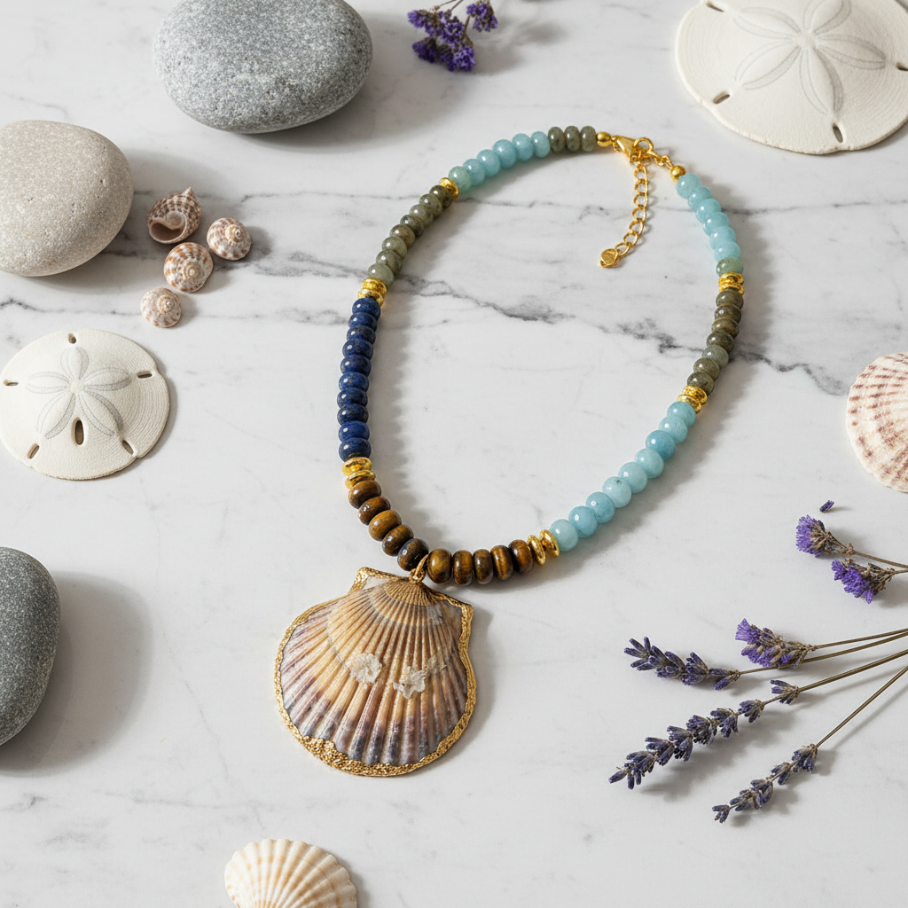 Flat lay Coastal Horizon