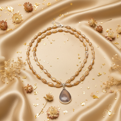 Golden Agate Flat Lay
