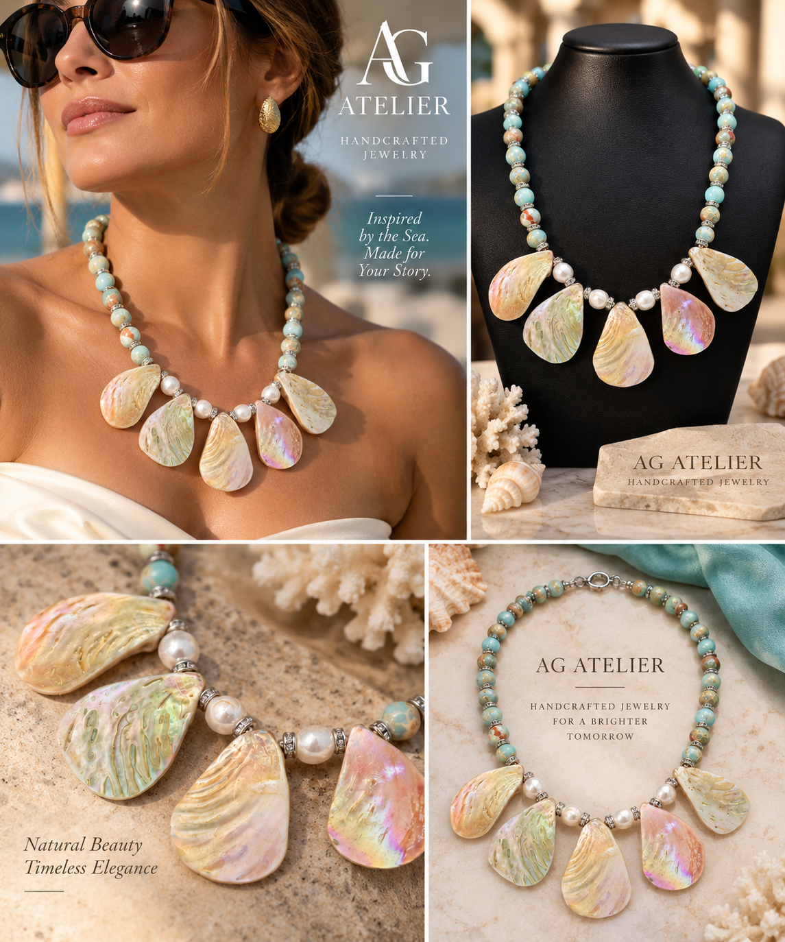 Pearl Reef Statement Necklace