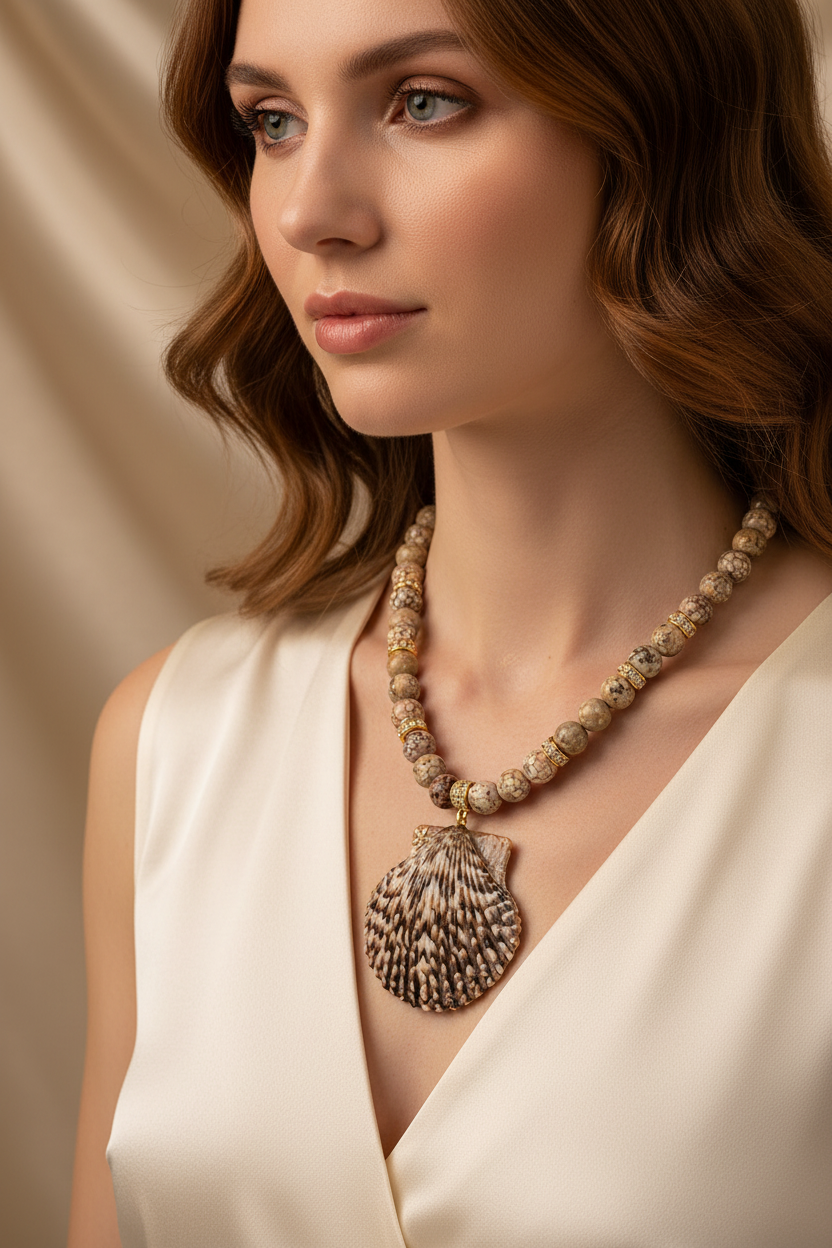 Ocean Fossil Shell Editorial